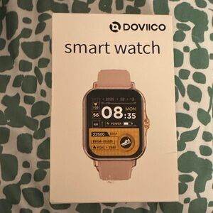 Gold and Pink Smartwatch